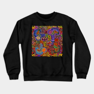 San Blas Shaman Ritual Serpents Crewneck Sweatshirt